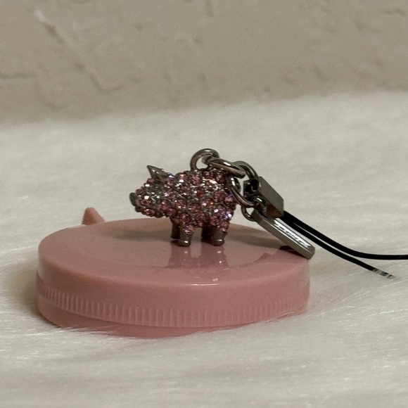Coach Mini Pig Rhinestone Charm - Picture 6 of 6